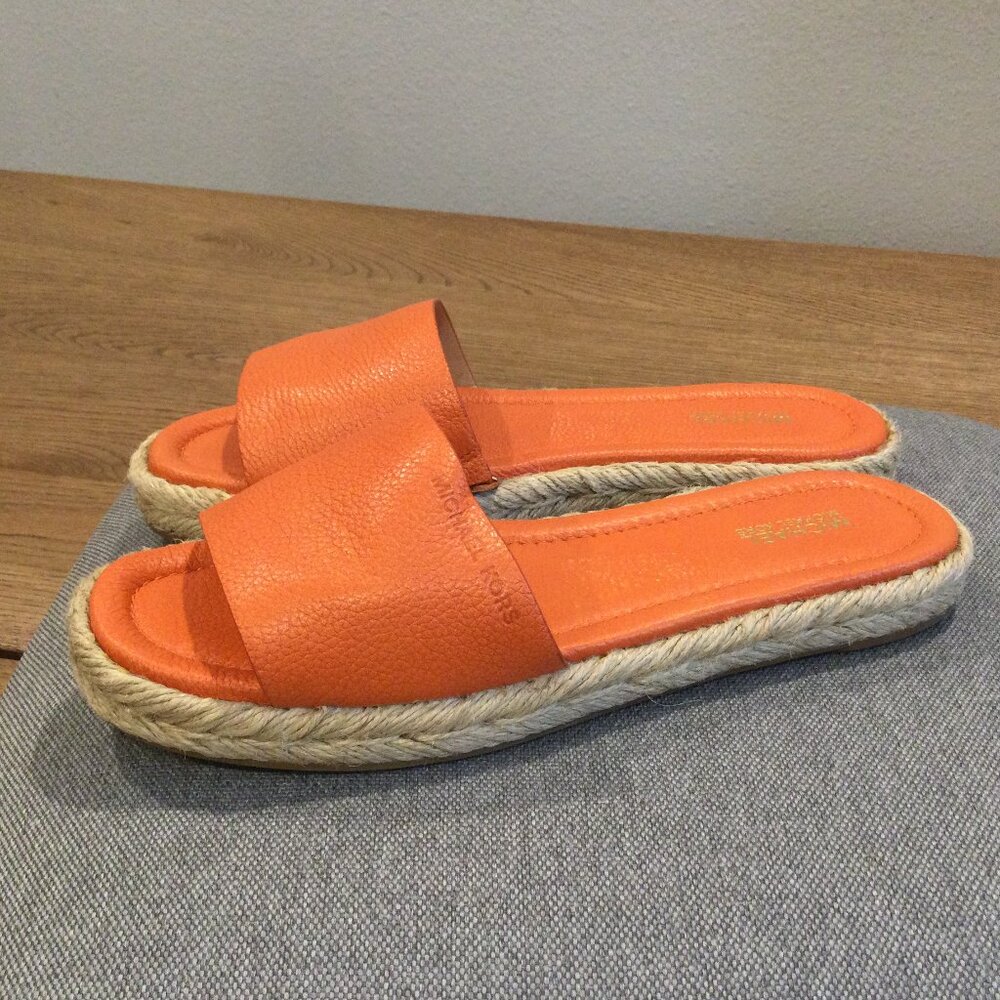 MICHAEL KORS Women's Carsten Espadrille Slide Sandals 6.5 - Picture 4 of 9
